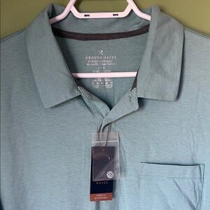 Denver Hayes Men's Polo Shirt - Seafoam Green